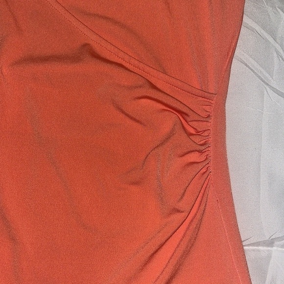 Jones New York women’s Coral V-Neck Short Sleeve Top size small - Picture 3 of 9